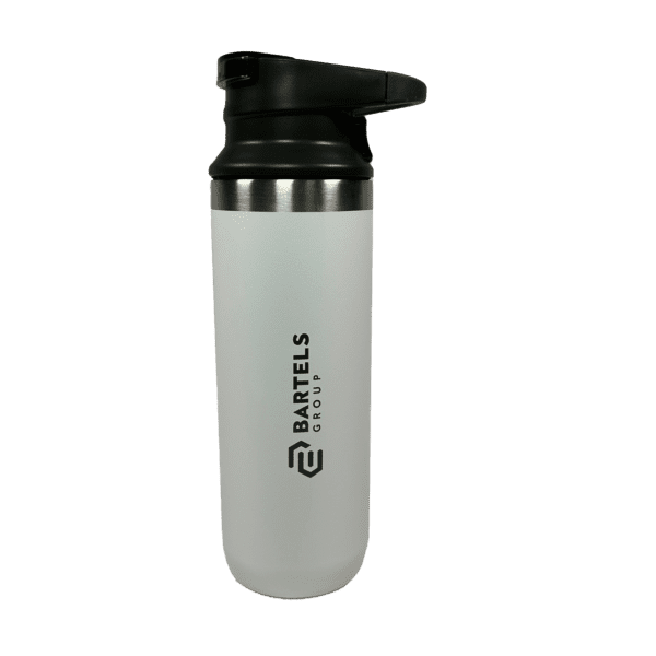 BGI - Trigger-Action Travel Mug – White
